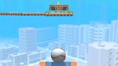 SKY ROLLING BALL 3D -All Levels Gameplay IOS  ( Level 76).