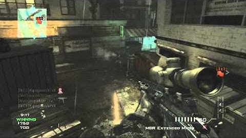 Trickshot in public match in Mw3