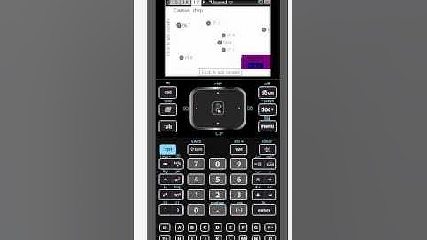 Scatter Plot on a TI Nspire