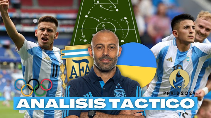 ARGENTINA - UCRANIA |2-0| ANÁLISIS TÁCTICO | Juegos Olímpicos 2024.