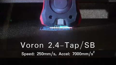 Voron 2.4 - First Layer Speed Test
