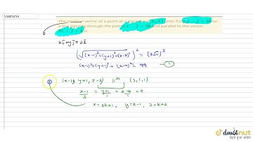 The position vector of a point at a distance of `3sqrt(11)` units from `hati-hatj+2hatk`
