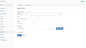 Agora host tutorial: How to add a new poll?
