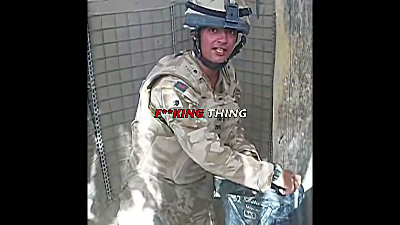 Funny British Soldier Tours His Crib😂