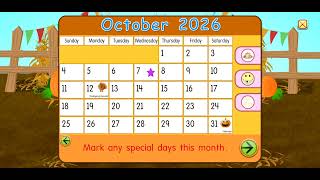 Starfall Daily Calendar - October 7, 2026