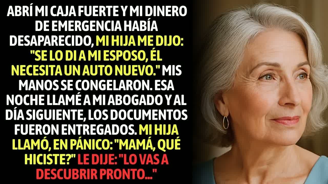 Mi Hija Dio Mi Dinero De Emergencia A Mi Yerno — Pero Ella No Sabía Lo Que Yo Había Planeado...