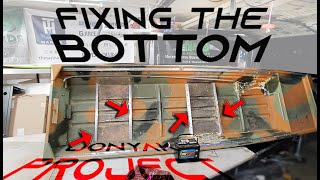 Fixing rivets on my jon boat
