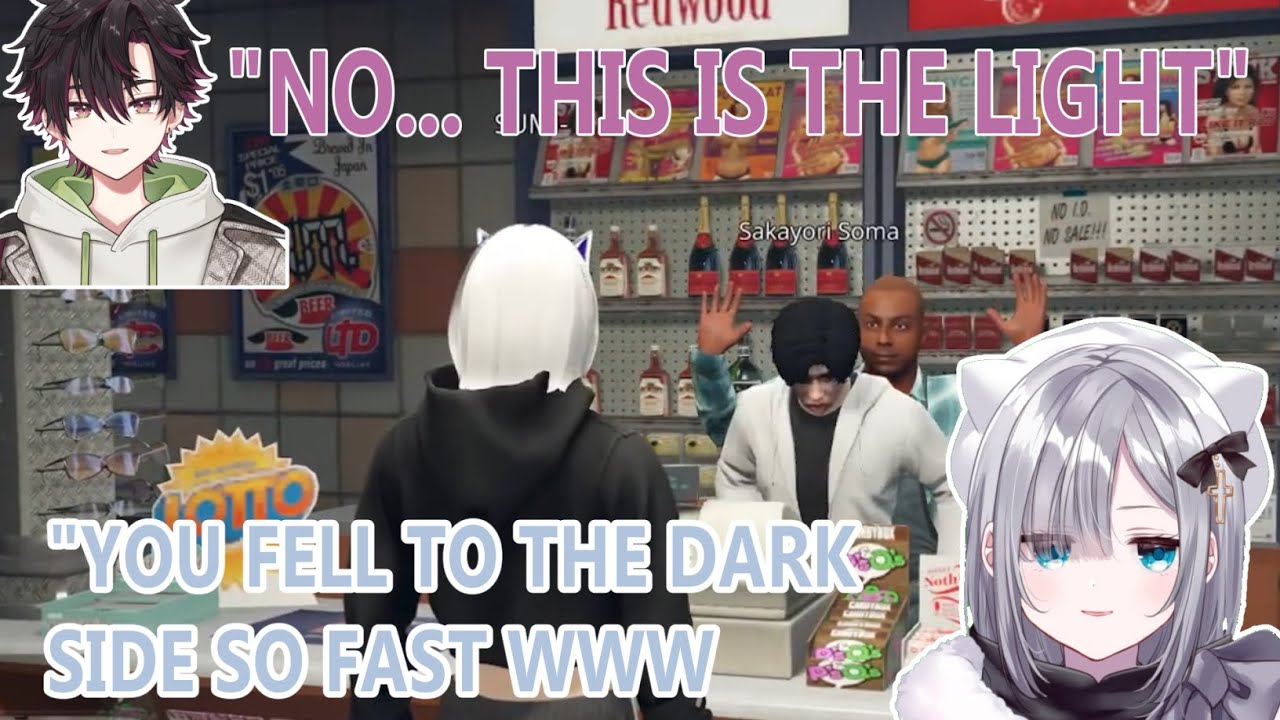 Sumire introduces Sakayori to a life of crime [ENG SUB] [VSPO!] [NIJISANJI] [MADTOWN]