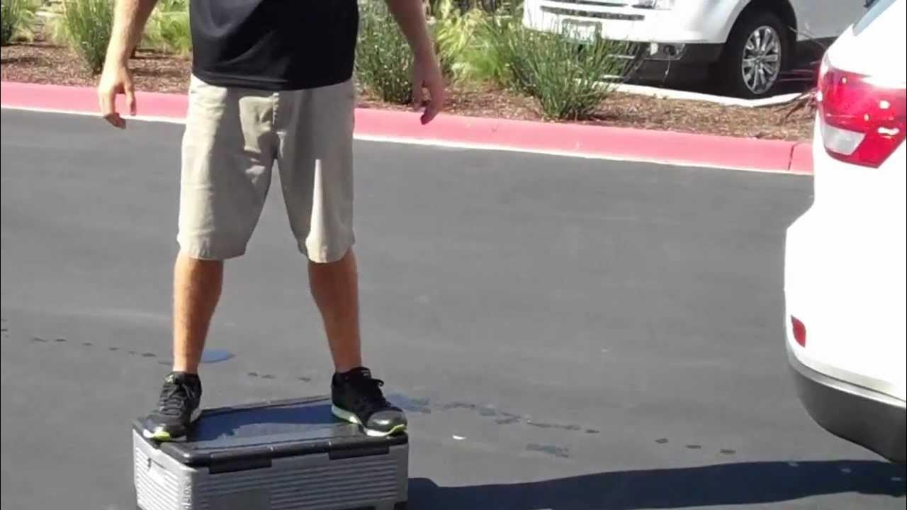 Flip Box XL Cooler Durability Test FlipBox vs Jeep Cherokee YouTube