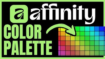 How To CREATE A COLOR PALETTE In Affinity Designer (QUICK & EASY) 2025