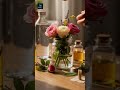 Real Flower Water Candle DIY 🌸🕯️  Cozy Aesthetic ASMR