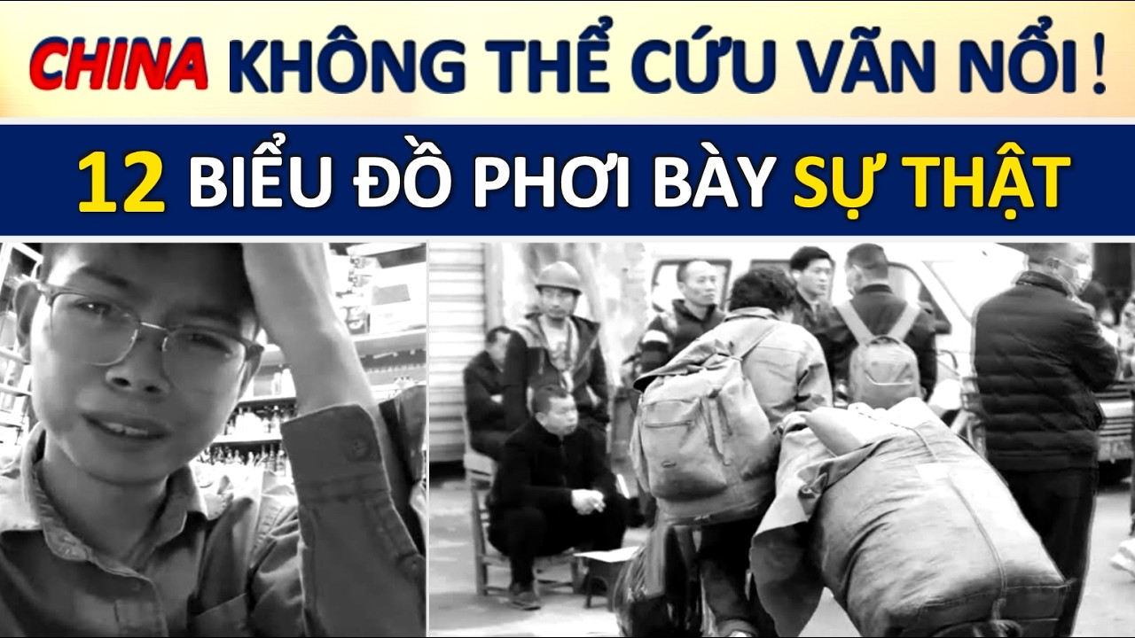 Kinh Tế Trung Quốc Khó Cứu Vãn! Mười Hai Biểu Đồ Phơi Bày Sự Thật Tàn Khốc Về Nền Kinh Tế Trung Quốc