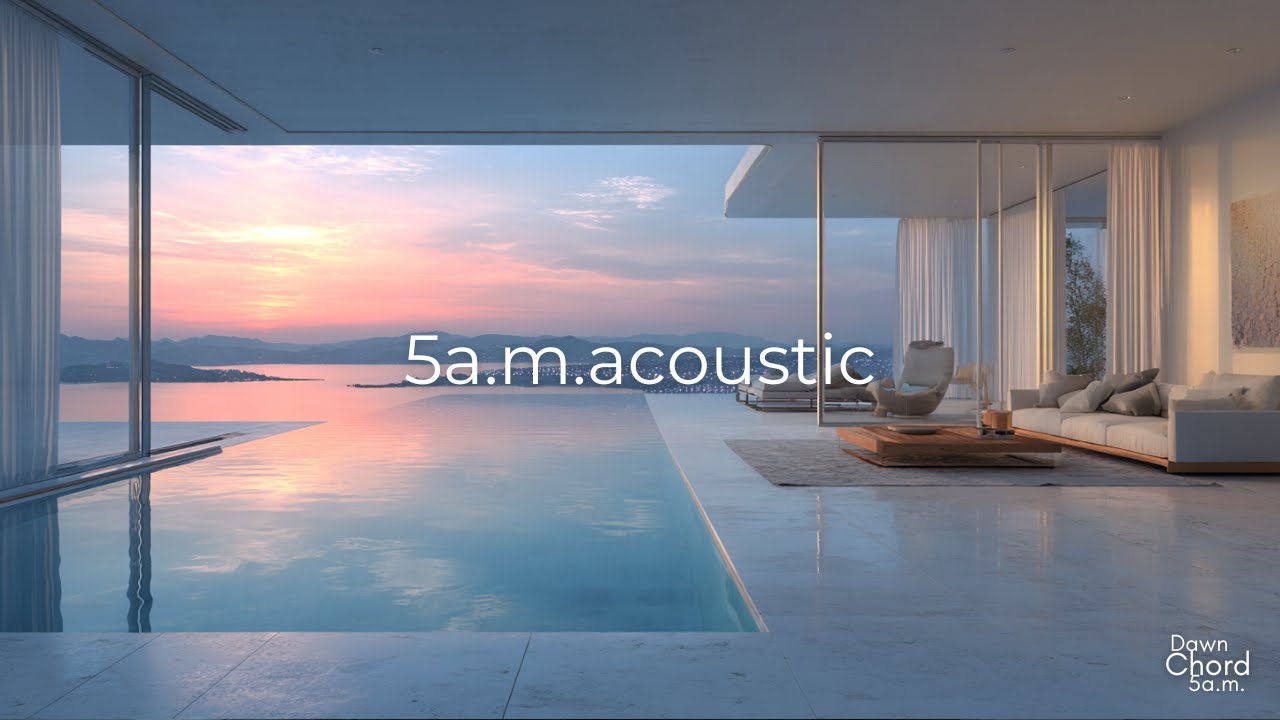 夜明けの海霧（うみぎり）が窓の外を白く包む。朝5時の、幻想的な世界に浸るためのアコースティック音楽｜5 a.m. BGM for Immersing in a Dreamy Morning 🤍🧡