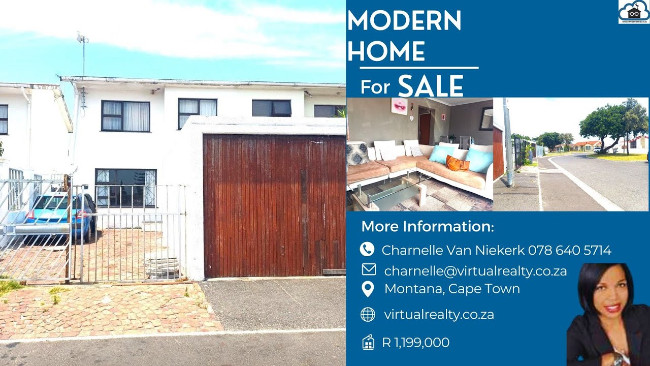 R 1,199,000 House For Sale in Montana, Cape Town 1 YouTube