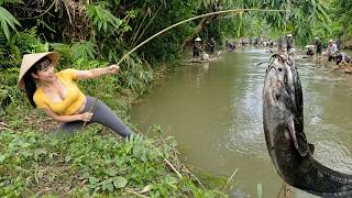 Details [ TIMELAPSE ] She Used a Traditional Bamboo Rod to Catch a Giant Catfish News