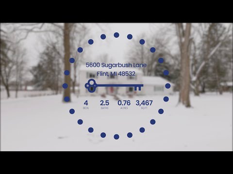 5600 Sugarbush Lane, Flint, MI home video tour
