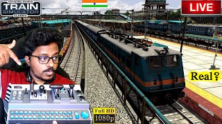 Top1 Indian Train Game with Train Driver Cab Controller 🔴 LIVE  | Train Simulator Classic in Telugu screenshot 5