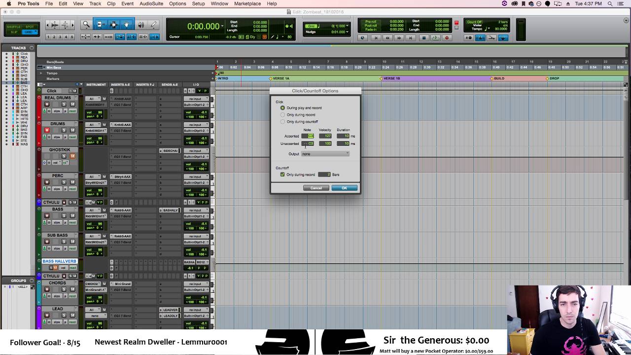 Drum programming with Matt and Mike 