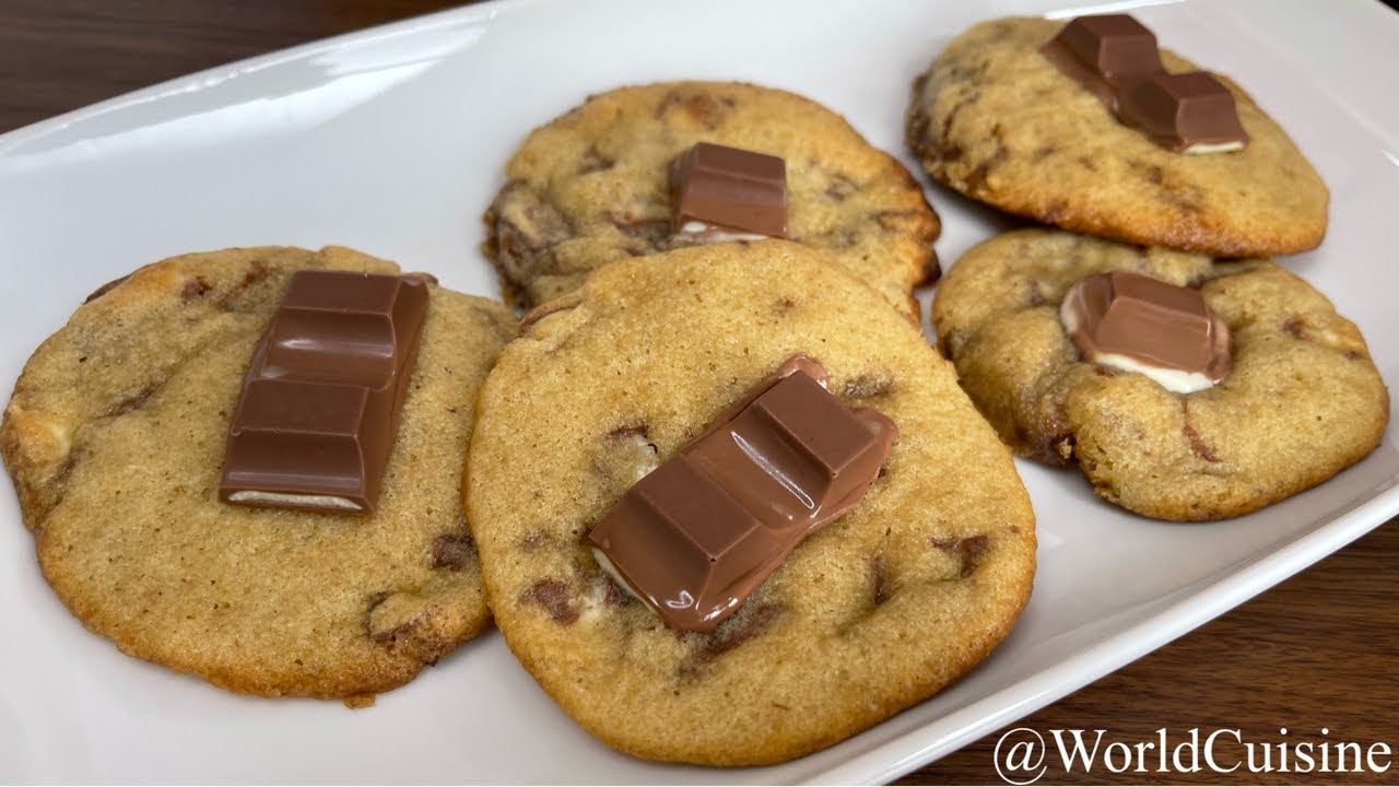 Kinder Chocolate Cookies Recipes by World Cuisine YouTube