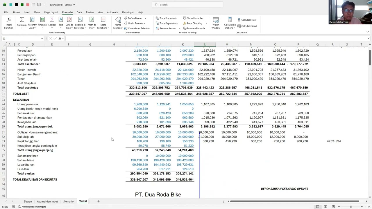 7 8  Isu Circularity saat Penyelesaian Modul Utang