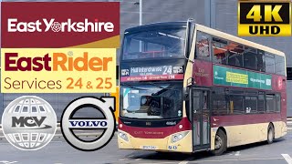 [East Yorkshire: Eastrider 24 Hornsea to Hull via Seaton, Catwick & Leven] MCV eVoSeti Volvo B5TL