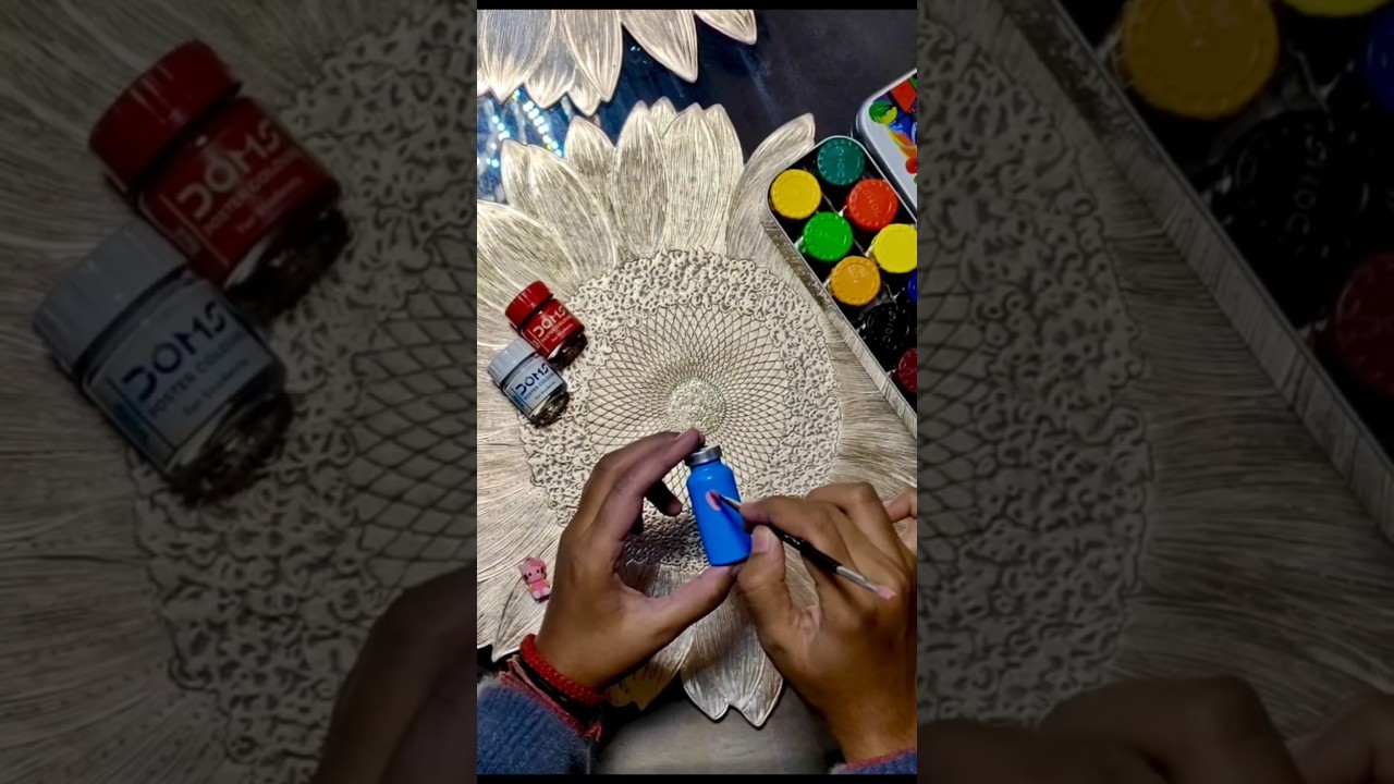 3 different types of art🎨 on glass bottle 🖌️ 