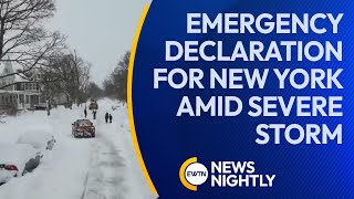 President Biden Approves Emergency Declaration for New York Amid Severe Winter Storm | EWTN News Nig