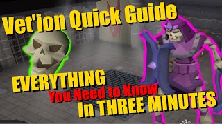 Vetioncalvarion In Three Minutes - A Quick Boss Guide - Osrs