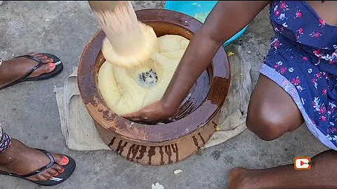 How to Prepare Ghana Authentic Fufu traditional way you will love it