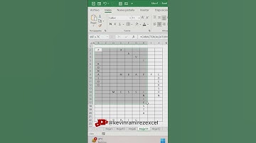 Crea una Sopa de Letras en Excel ¡en Segundos! 🔤🧩 #excel #shorts