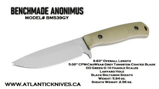 Benchmade Anonimus - Model# BM539GY