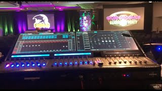 LV1 with STG-2412's for FOH, feeding X-WSG in X32 for MON