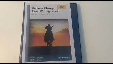 Katz Vlog #4 IEW Writing Essentials Student Binder