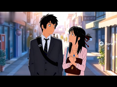 What If Taki and Mitsuha Finally Met Again? | Your Name [君の名は] Alternate Ending Part 1 | Anivoid AI