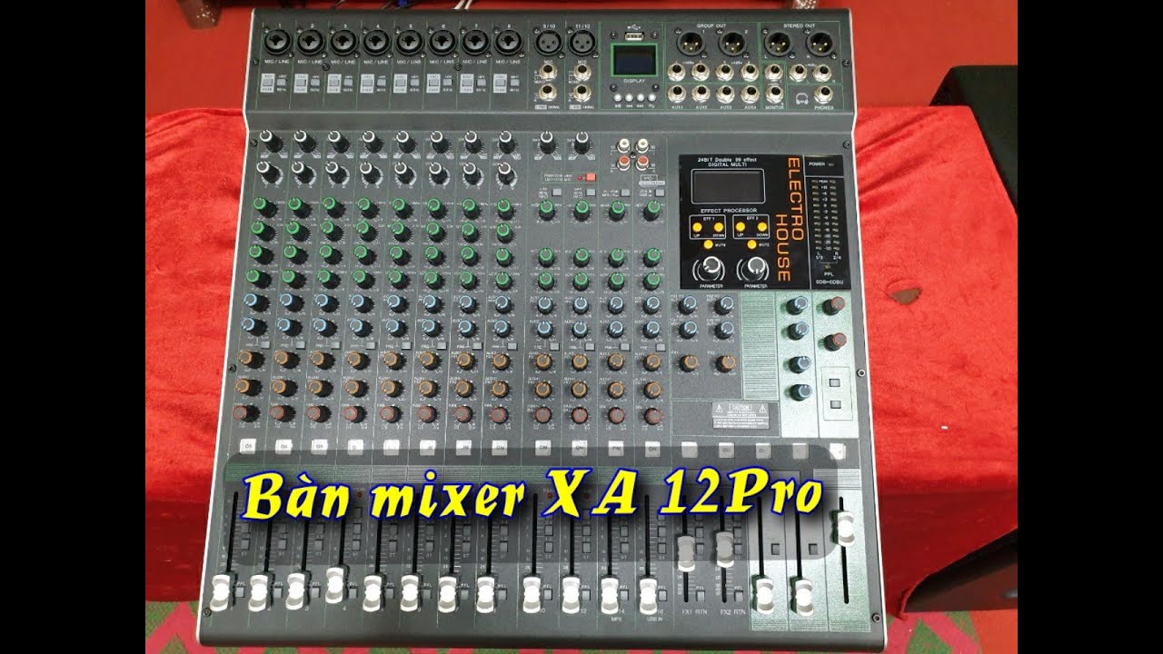 Hướng dẫn sử dụng bàn Mixer: Console XA16Pro. Giá 8.2tr. Đt 0936.583.140