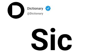Famous Sic Meaning In English Net Worth
