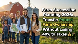 Farm Succession Planning 2026: Transfer Farm Ownership Without Losing 40% to Taxes 💰🌾