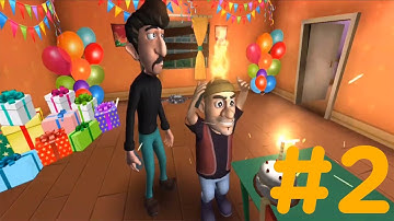 Scary Robber Home Clash - Happy Birthday | Gameplay Walkthrough PART 2 (iOS, Android)