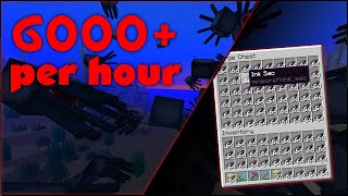 1.16.4 Squid Farm 6000  per Hour | Tutorial | Minecraft Survival J10