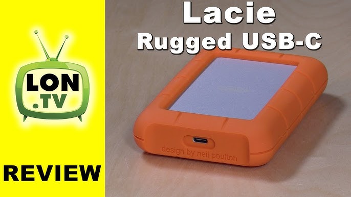 LaCie Rugged Mini Portable Hard Drive Unboxing - YouTube