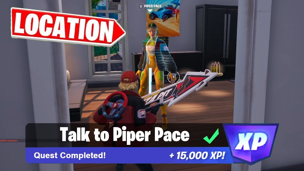 Talk to Piper Pace (Location Guide) | Piper Pace's Snapshot