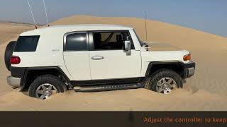 Dubai Desert Driving - Toyota FJ Cruiser Crawl Control