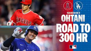 Shohei Ohtani's road to 300 career HR 🤩 (From his 1st in Anaheim to his 1st as a Dodger and more!)
