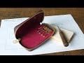 【Very simple】How to make a key case Leather craft