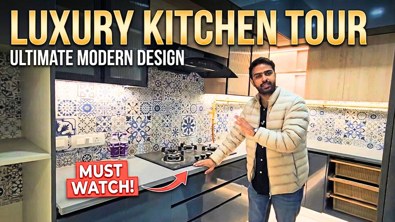 Middle Class Budget Mein Luxury Look? 😍 Modern Kitchen Design Tour 2026