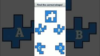Find the correct shape
Find the correct shape Find the correct shape
