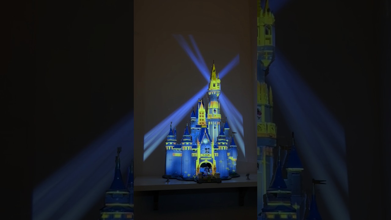 Projection Mapping Disney Lego Castle