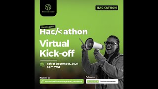 Bincom Hackathon - Hacking genAI Dec 2024 Virtual Kickoff