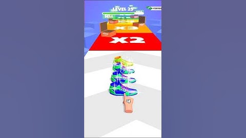 Sneaker Stack 3D Lvl. 25 #shorts #games