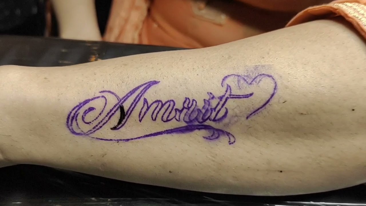 Share more than 70 amruta name tattoo super hot  thtantai2